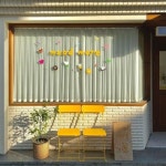 노란색 포인트 귀여운 10평 작은 애견카페 인테리어 (마포구 망원동)