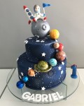 Outer Space Theme Cake