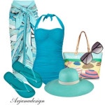 PLAYA Pin de 해강 en bright blue | Moda de playa, Vestidos de playa, Outfits