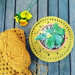 스마일 데이지 파우치❤🌼 에어팟, 버즈 케이스 crochet Smile Daisy Pouch