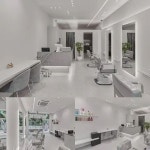 화이트톤 모던한 15평 헤어샵 인테리어 (나주 빛가람동)