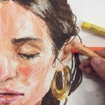 Instagram의 pencil ballad님: “오늘은 #오일파스텔 수업 #나현씨가쏘아올린작은공 #oilpastel”