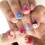 코코 엘리스 네일(COCO Alice Nails) | キャラクターネイル #キャラネイル #フットネイル #footnail #立体ネイル #nailsbycocco #na… | Peach nail art, Toe nails, Nail art