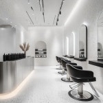 ▪️Designed by Idot Modern minimalism Style Hair salon Interior Design ✨️ #상업공간인테리어 #헤어샵인테리어