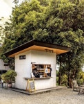 *캐빈인더 씨티 Various Associates designs C2 Cafe & Bar as a wooden cabin in the city *캐빈인더 씨티 Various Associates... 