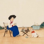 비단그림이라 손에 로션도 못바르고 땀도 나면 안되고... 까다롭지만 작업을 꾸준히 할 수록 비단작업은 참 재미납… | Arte, Pintor, Corea