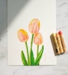 #오일파스텔 드로잉 #말차케이크 #케이크 #디저트 #그림스타그램 #matchacake #dessert #illustration #イラスト#drawing... 