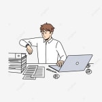 업무 마감 및 과로 개념, 실업가, 마감 시간, 노동자 PNG, 일러스트 및 벡터 에 대한 무료 다운로드 - Pngtree