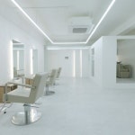 화이트톤 모던한 분위기의 18평 미용실 인테리어 (영등포구 대림동)