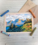 𝑭𝒍𝒐𝒂𝒕𝒊𝒏𝒈 𝑳𝒆𝒎𝒐𝒏𝒔 🍋Oil Pastel Drawing | Water | 오일파스텔 레몬 그리기