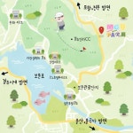 약도 일러스트