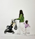 김진희🇰🇷 on Instagram: A traveler.. . Fabriano new artistico5 cotton 50% Hot pressed . #삼원특수지 #삼원아트스폰서십... 