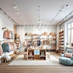 베이지톤 따뜻한 분위기의 13평 아동복매장 인테리어 (고양 덕양구 신원동)