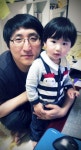 아빠와 아들~ 밥먹으러 가자~