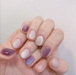 🤍 ⠀ ⠀ ෆ 여리여리🤍 ✔️글리터(살롱델루나),, @cococo.j ✔️파우더(에리얼파우더_스카이),, @nailpartszzang... 