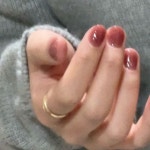 시럽네일 레드