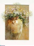 언제나맑음공방 / 광목그림 천아트 핸드페인팅 구절초 언제나맑음공방  / 광목그림 천아트 핸드페인팅 구절초 | 자연 사진, 풍경화, 나무 미술