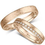 Damore · 다모르 Dabouq Studio Heart Couple Ring - DR0004 - Simple+ | 커플 반지, 결혼 반지 디자인, 커플링