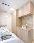 Pin page Pin by Ji on 집 정리 | Dog bathroom, Dog grooming salons, Dog rooms