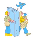 Pin page illustration에 있는 Tina Tian님의 핀 | 그림책, 그림, 펭귄