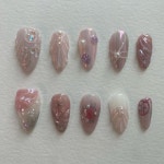 Pin page Pin by ava on ꒰네일 디자인꒱ʚɞ | Gel nails, Short nails, Pretty gel nails