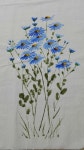 Pin page #하란의꽃자수 #닭의장풀 #닭의장풀자수 #자수 #꽃자수 #야생화자수 #embroidery #창작도안 | Embroidery... 