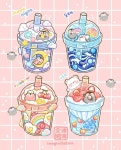 꼬꼬마 몽슈와 애몽이 꼬꼬마 몽슈와 애몽이 | 이모티콘, 귀여운 스티커, 움직이는 그래픽