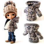 [Eng Sub] 손뜨개 카디건/Knitted Cardigan 인형옷만들기/Doll Clothes Making 브라이스인형/Blythe Doll [Making #19] [Eng Sub]... 