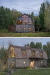*오두막 게스트 하우스 [ Carney Logan Burke ] barn-shaped guest house in rural Wyoming US firm Carney Logan Burke Architects... 