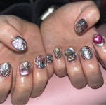 Pin page Pin by 유자 on ネイル | Hippie nails, Pretty nails, Hard nails
