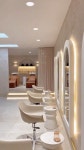 화이트&우드로 깔끔하고 모던한 헤어샵 인테리어 비용 slide image | Salon interior design, Boutique interior design, Spa... 