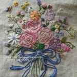 [프랑스입체자수] 능소화 [3D embroidery] Trumpet vine [프랑스입체자수] 능소화  [3D embroidery] Trumpet vine | 손 자수 디자인... 