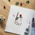 Pin page 가을✉️ 마음을 담은 #편지 . . #캘리그라피 #캘리 #캘스타그램 #가을 #watercolor #수채캘리그라피 #수채캘리 #늘봄작가 #한글... 