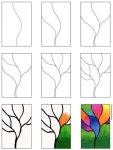 Pin page 기초소묘에 있는 Eim Jena님의 핀 | 수채화 영감, 초등학교 미술, 쉬운 수채화 그림