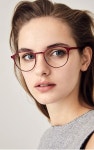 Zenobia Cat-Eye Red Glasses Metal Frame Zenobia Cat-Eye Red Glasses- Aoolia.com | 패션 안경, 안경류, 안경 액세서리