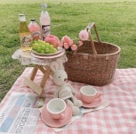 p.palette Picnic Mat Linen (Moisture-Proof) / 피크닉 매트 방수천 | 피크닉, 영화 포스터, 흰색