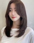 Pin page 긴머리웨이브펌에 있는 Sunin Kim님의 핀 | 헤어스타일, 미디엄 헤어스타일, 헤어 트렌드