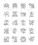 Lineert 스톡 벡터(로열티 프리) 387985462 | Shutterstock 최신 스마트폰을 가진 다른 변형들.리네아트 픽토그램 스톡 벡터... 