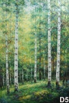 #자작나무 풍경 (Birch Trees)~2024/ Palette Knife By Oil Painting #YouTube@shin-jaeheung (신재흥) #음성군 #자작나무 풍경... 