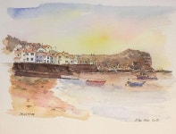 좋아요 475개, 댓글 16개 - Instagram의 Allan Kirk(@tarnincolour)님: Staithes #drawing #sketchbook #urbansketcher... 