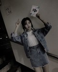 Arin oh my girl dark Arin oh my girl dark | Arin oh my girl, My girl, Denim jacket