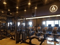 라인조명 포인트 휘트니스센터 인테리어 공사현장 - 사무실인테리어 디자인 공사 비용견적 플랫폼 라인조명 포인트 휘트니스센터... 