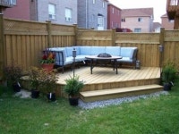 Landscaping Around Above Ground Pool #LandscapingStone | 정원 아이디어, 야외, 야외 생활