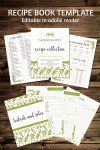 Recipe Book Printables - The Healthy Honeys | Family recipe book, Recipe book printables, Recipe book diy