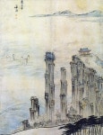 겸재 정선 금강산 그림 이젠 각주로 들어갑니다.