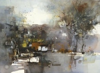 수채화 by dan lee | Watercolor landscape, Landscape paintings, Watercolor canvas