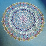 #태팅 #tatting #tattinglace #doily #함즐태 #베아뚜스 #beatus #8라운드 #똥강아지님 도안 @khyun5115  이제 두라운드 남았다^^