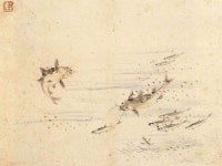 긍재(兢齋) 김득신(金得臣) 作 - 유어도 근역화휘 지첩(槿域畵彙 地帖). 서울대학교박물관 긍재(兢齋) 김득신(金得臣) 作 - 유어도 근역화휘 지첩... 