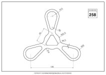 STUDYCADCAM 2D CAD 연습 258 (PDF) - Payhip in 2024 | Autocad isometric drawing, Cad drawing, Isometric drawing exercises