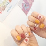 @think_of_nail_ez #띵크오브네일 #띵콥곰베이스 #띵콥광탑… 네일플루브아 on Instagram: “. #여우네일 대만고객님들 진짜 많이 오시는거같아요... 